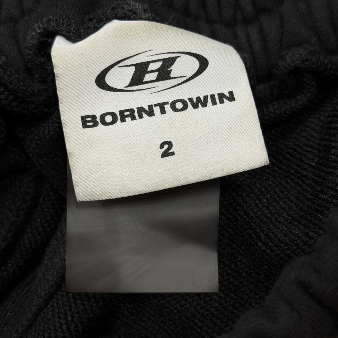 본투윈 크롬 B 블랙 라인 와이드 팬츠 바지 블랙 2 상품이미지3