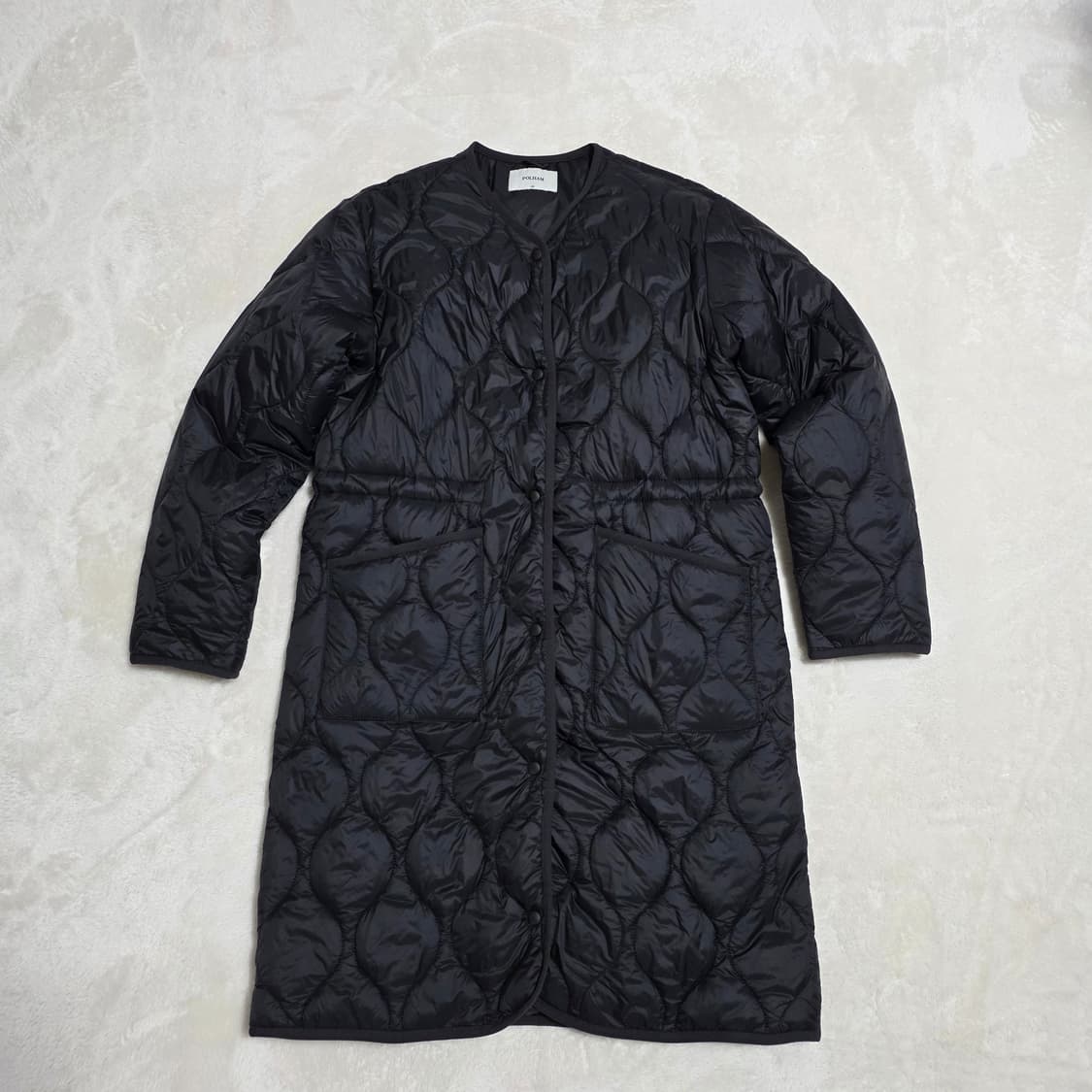 (XS)여성 폴햄 퀠팅 패딩 점퍼 상품이미지1