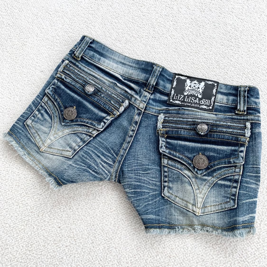 Liz lisa doll ♥ 리즈리사돌 y2k 데님 숏팬츠 상품이미지1