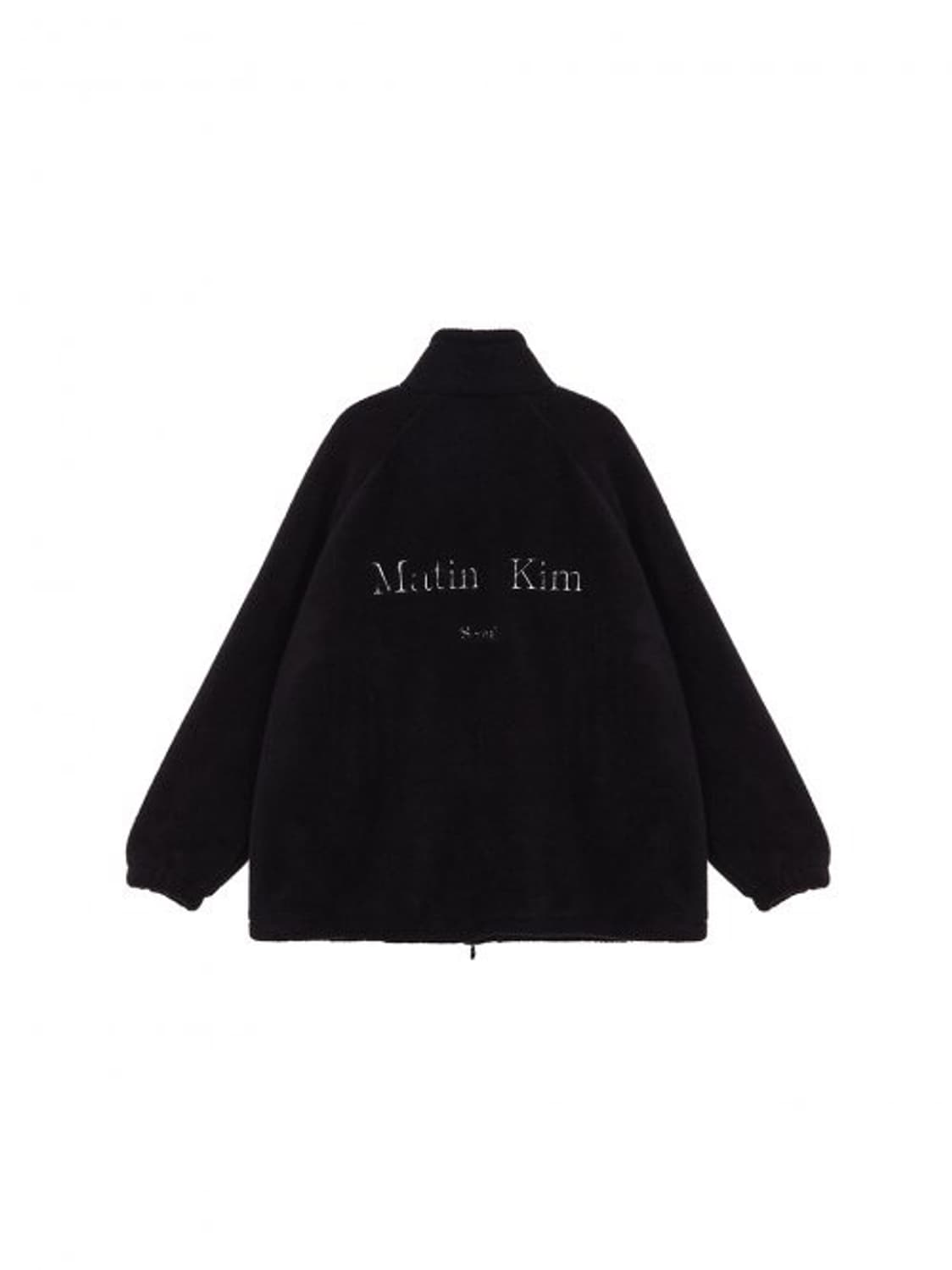 MATIN FLEECE ZIP UP JUMPER IN BLACK 상품이미지1