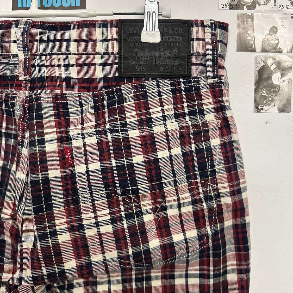 리바이스 505 체크 팬츠 상품이미지6