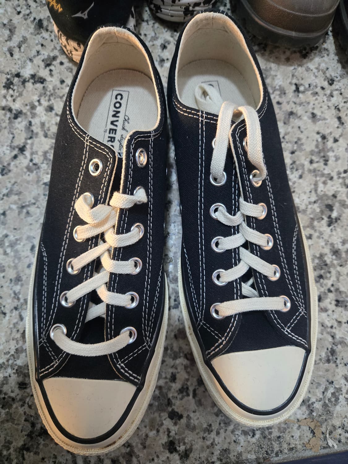 컨버스 척 70 로우 블랙 새상품 260 상품이미지1