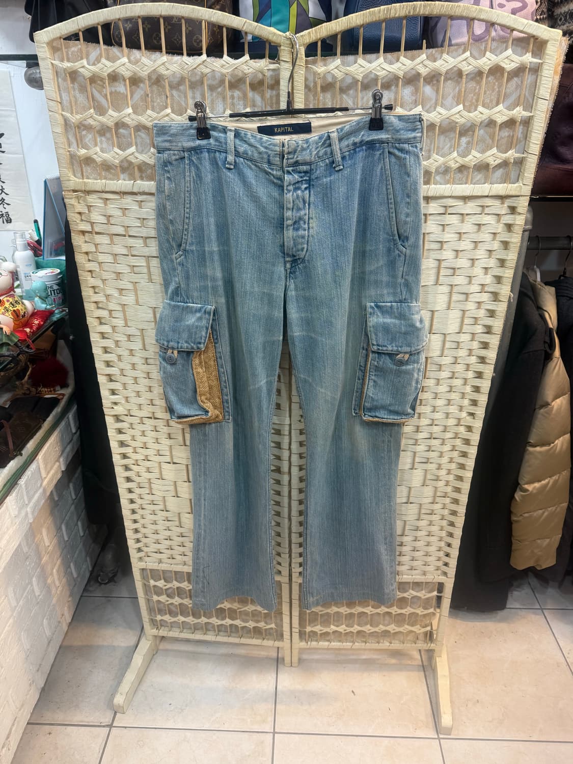 3/32 정품 캐피탈 데님 카고바지 팝니다 상품이미지1