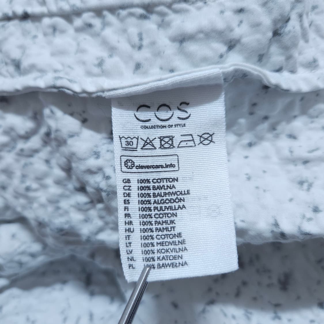  COS) 34(XS~S) 여자 패턴셔츠남방 / 왕눈이샵 상품이미지9
