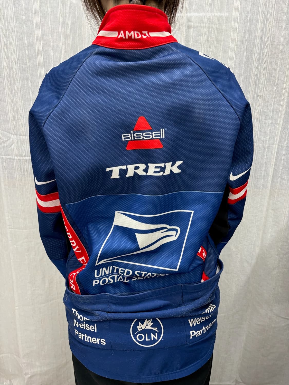 나이키 USPS 레이싱 사이클 트랙탑 져지 자켓 Size: XL 상품이미지3