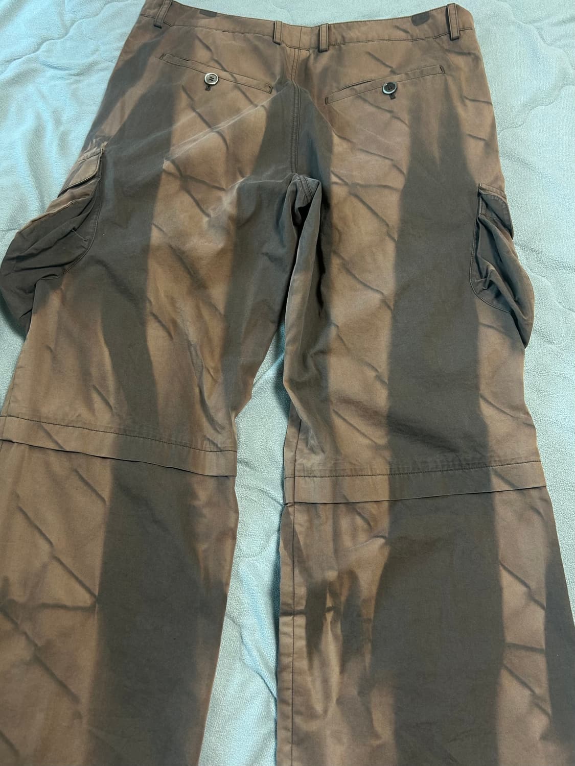 지용킴 22aw 선블리치 카고 코튼팬츠 상품이미지2