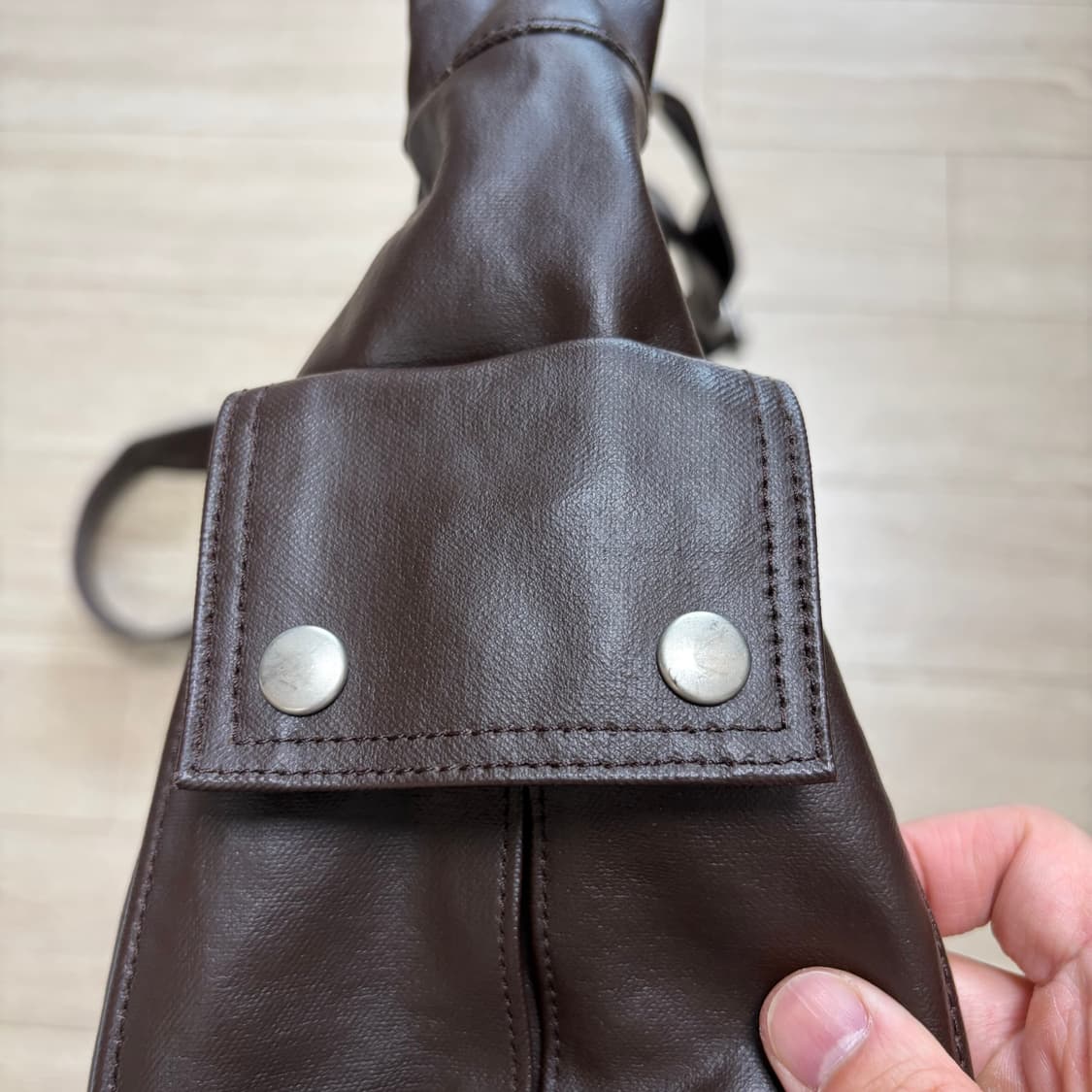 요시다포터 프리스타일 크로스백 브라운 L(707-07173) (미사용에가 상품이미지4