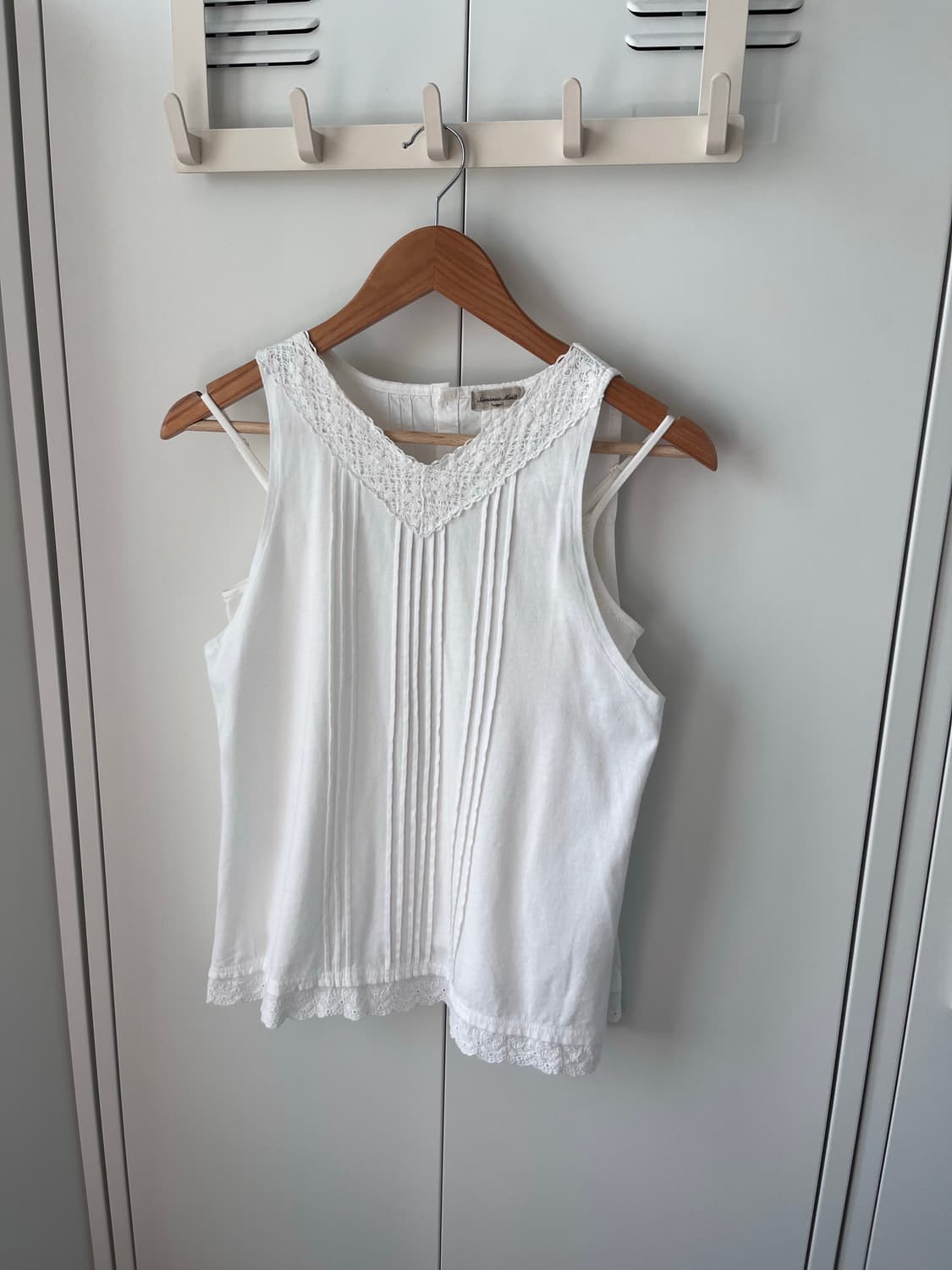 Samansa mos2 사만사모스 레이스 핀턱 주름 슬리브리스 상품이미지8