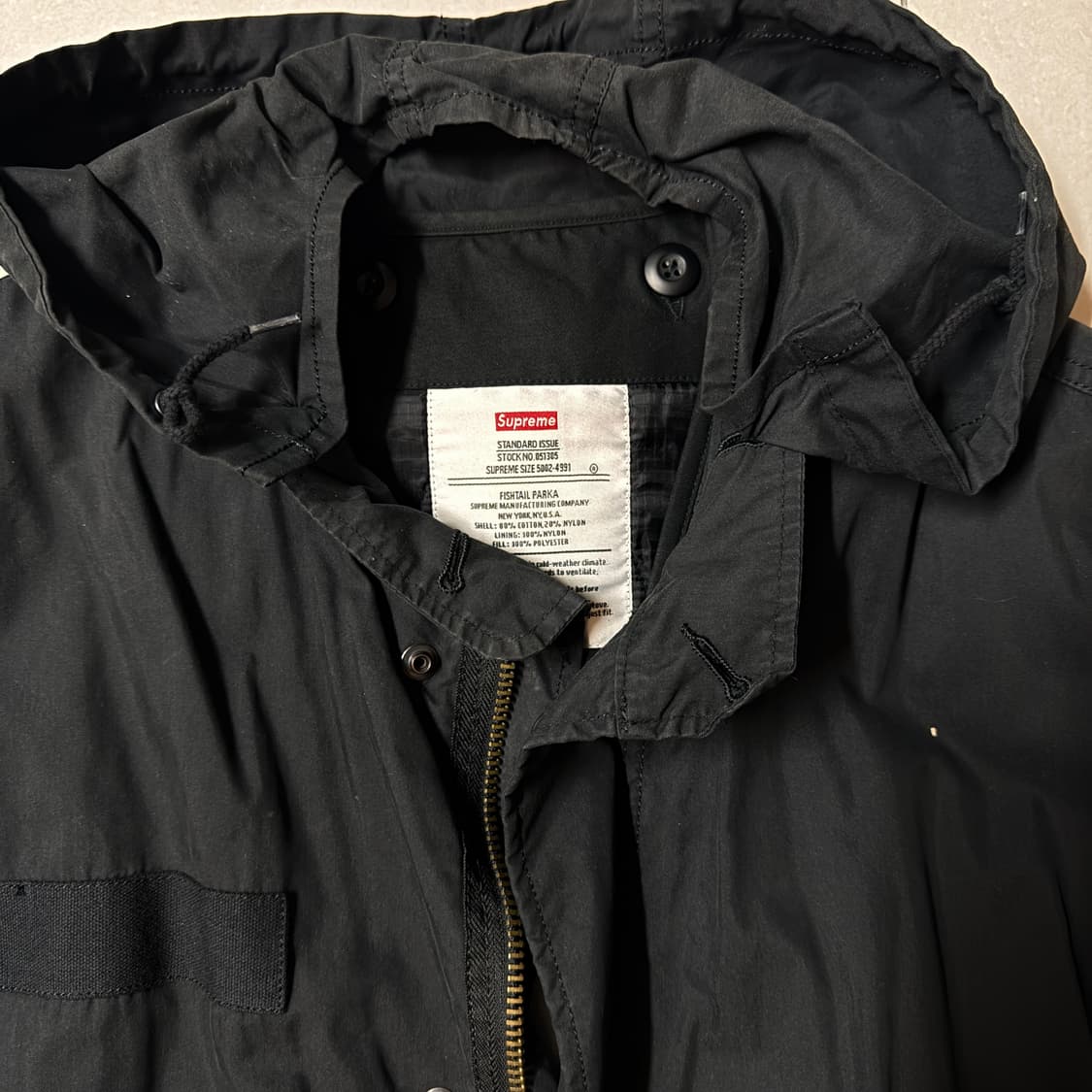 슈프림 피쉬테일 파카 XL 상품이미지3