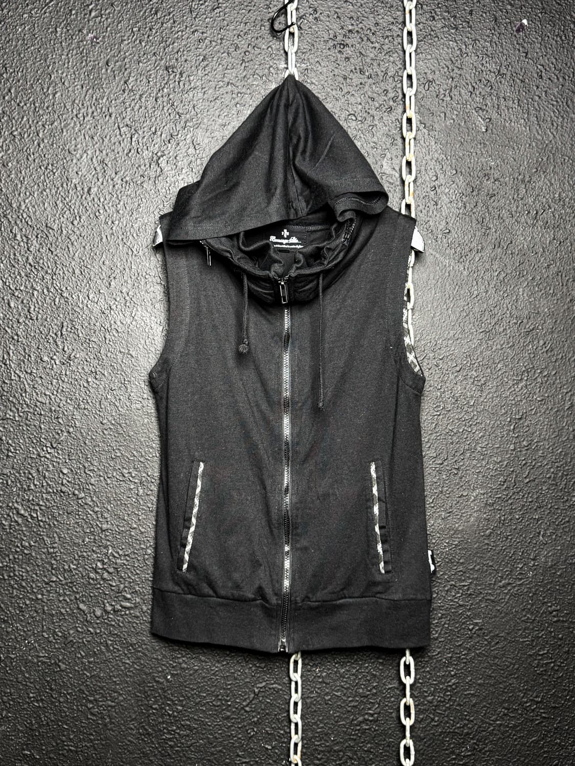 Burnings Sho - Black Gimic Hood Zip-Up 상품이미지6