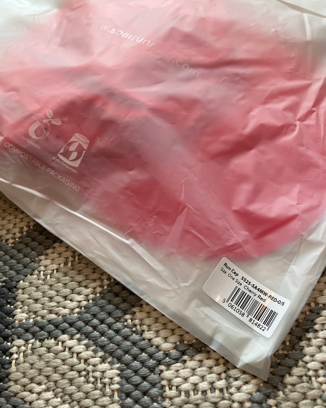 (OS) 소어 러닝 soar 런 캡 체리 레드 상품이미지3