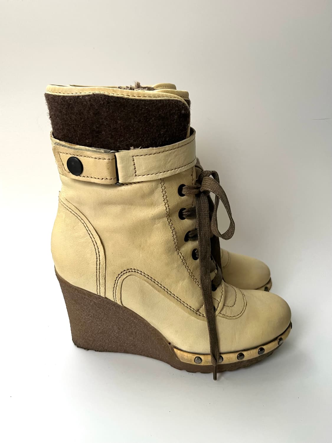 Vintage wedge boots 상품이미지2
