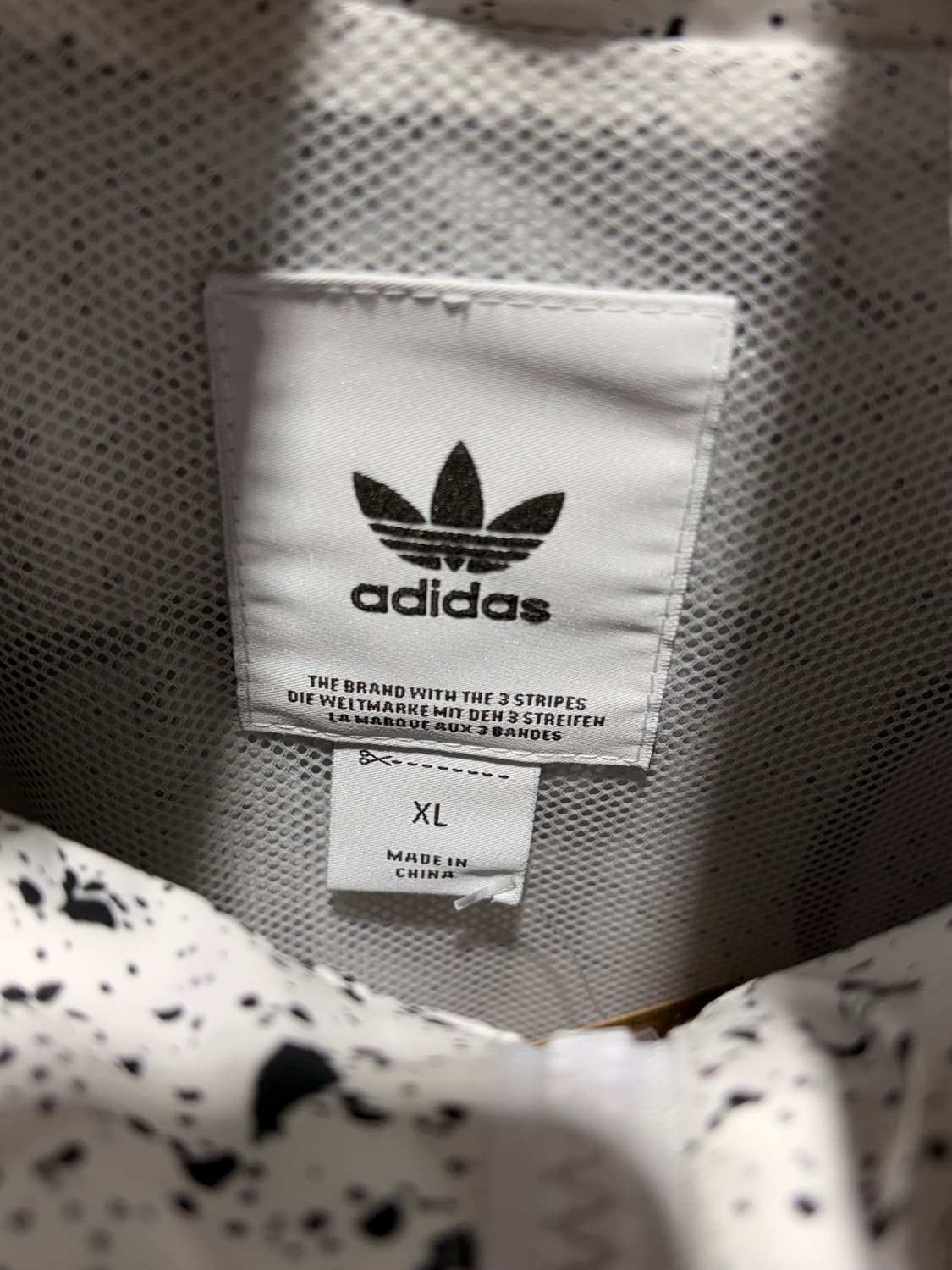 XL 아디다스 ADIDAS 빅로고 페인팅 나일론 후드 아노락 상품이미지7