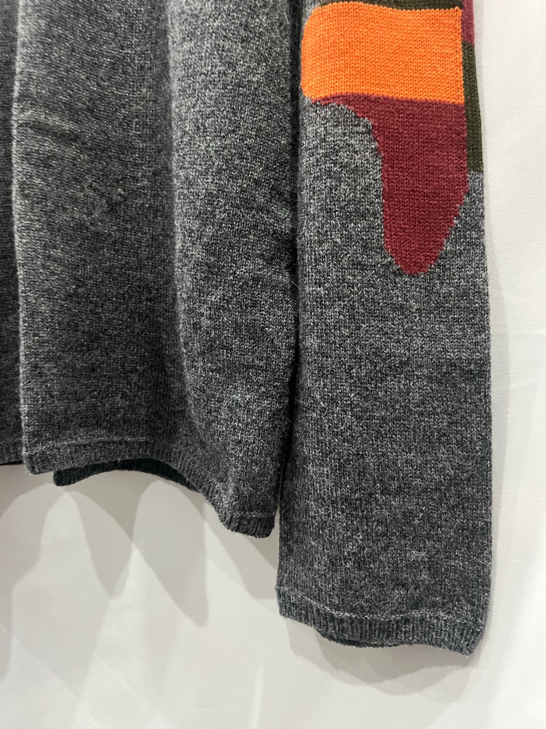 꼼데가르송 셔츠 19AW 테디베어 니트 그레이 L 상품이미지6