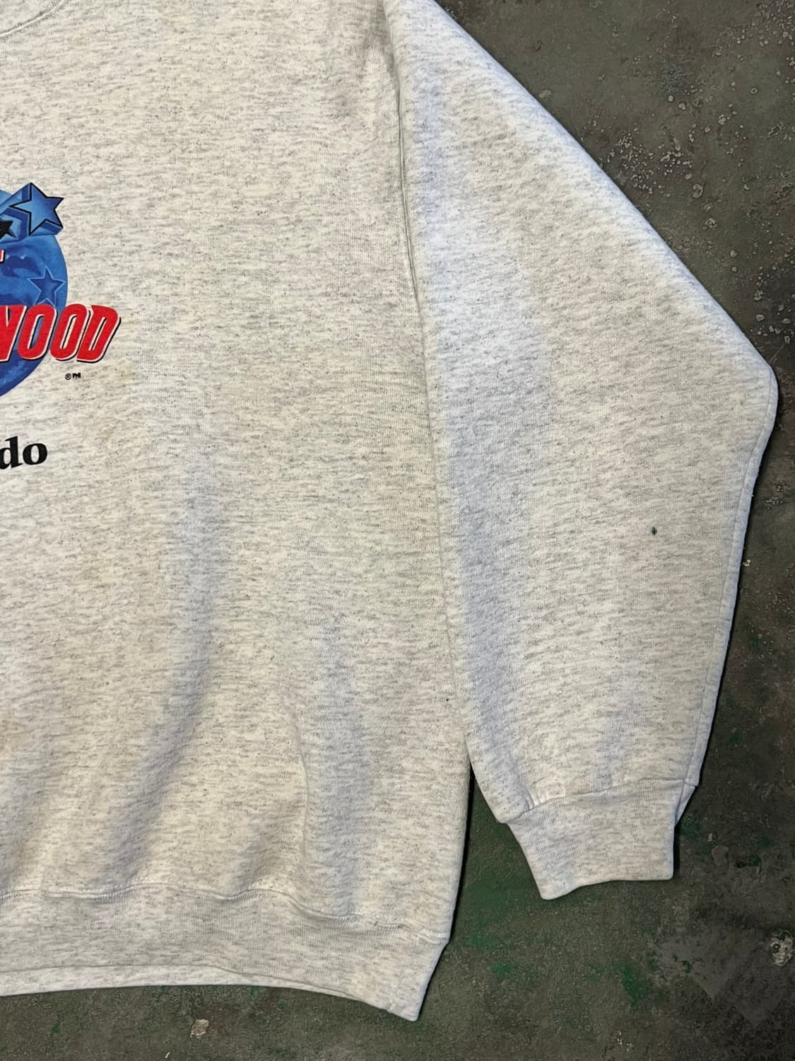 90's [XL] 플래닛할리우드 올란도 맨투맨 USA 메이드 빈티지 스웻 상품이미지4