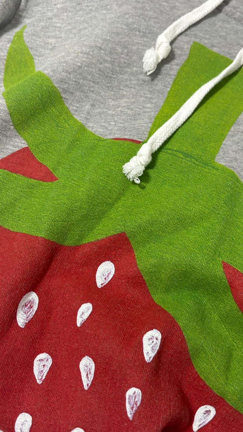 꼼데가르송 셔츠 기요미 딸기 후드티 M 상품이미지3