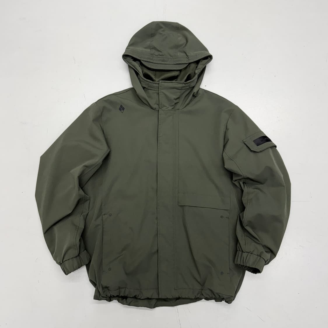 몽벨 고프코어 풀오버 바람막이 카키 상품이미지2