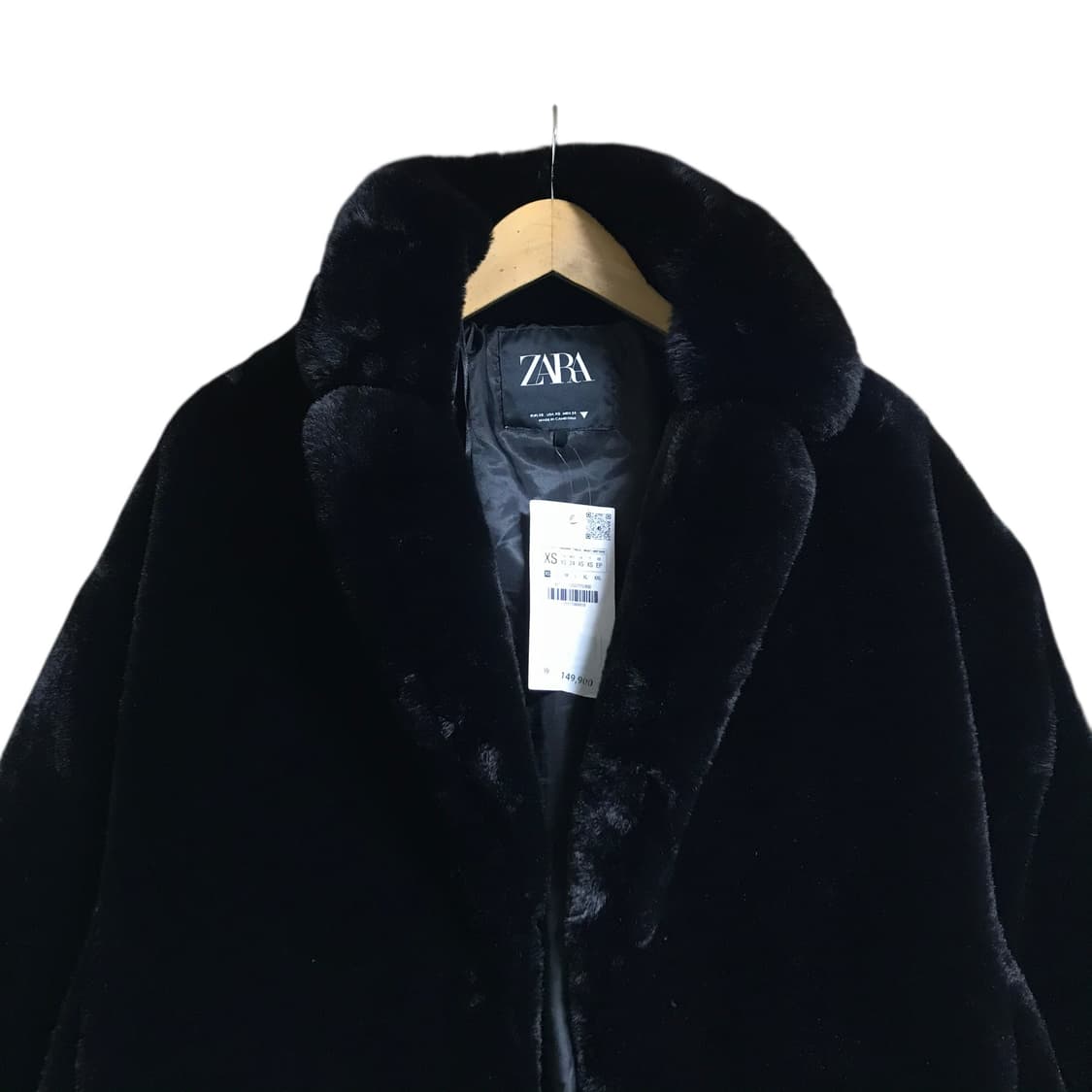 자라 택체상품 퍼 자켓 상품이미지2