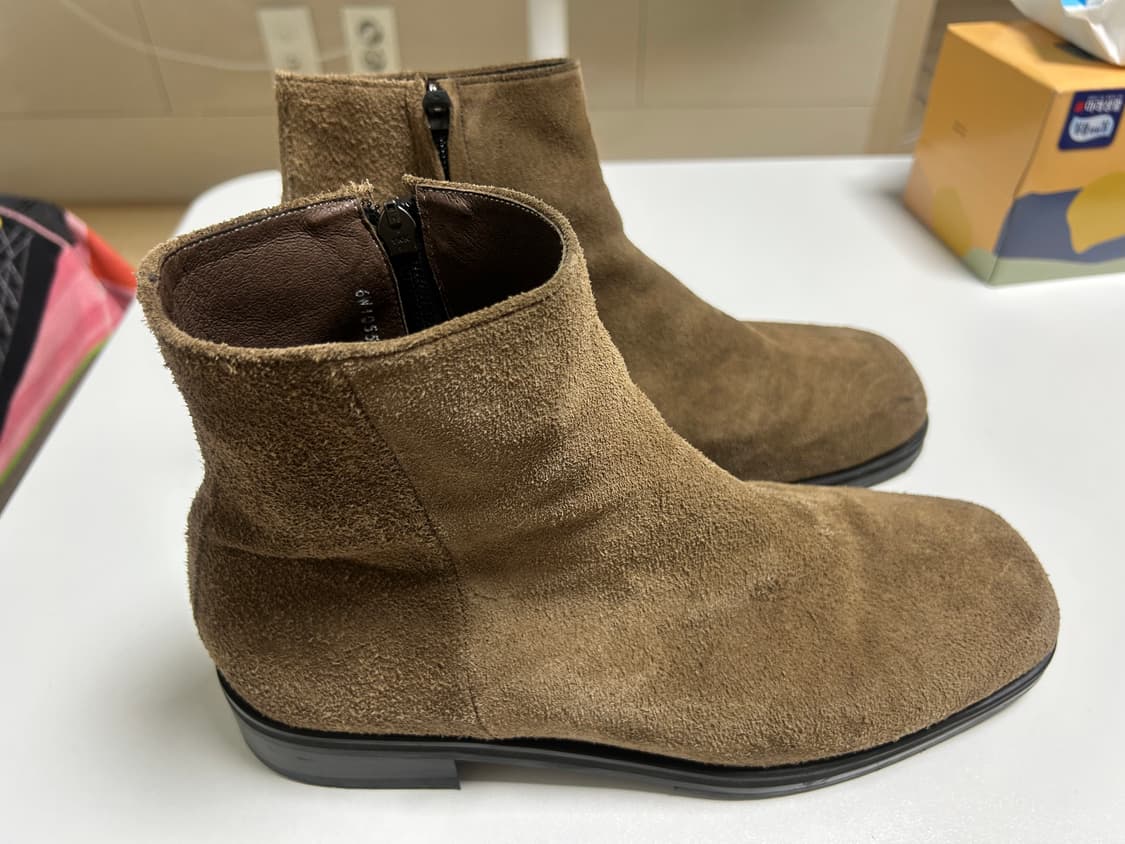 스퀘어토 스웨이드 첼시부츠 상품이미지1