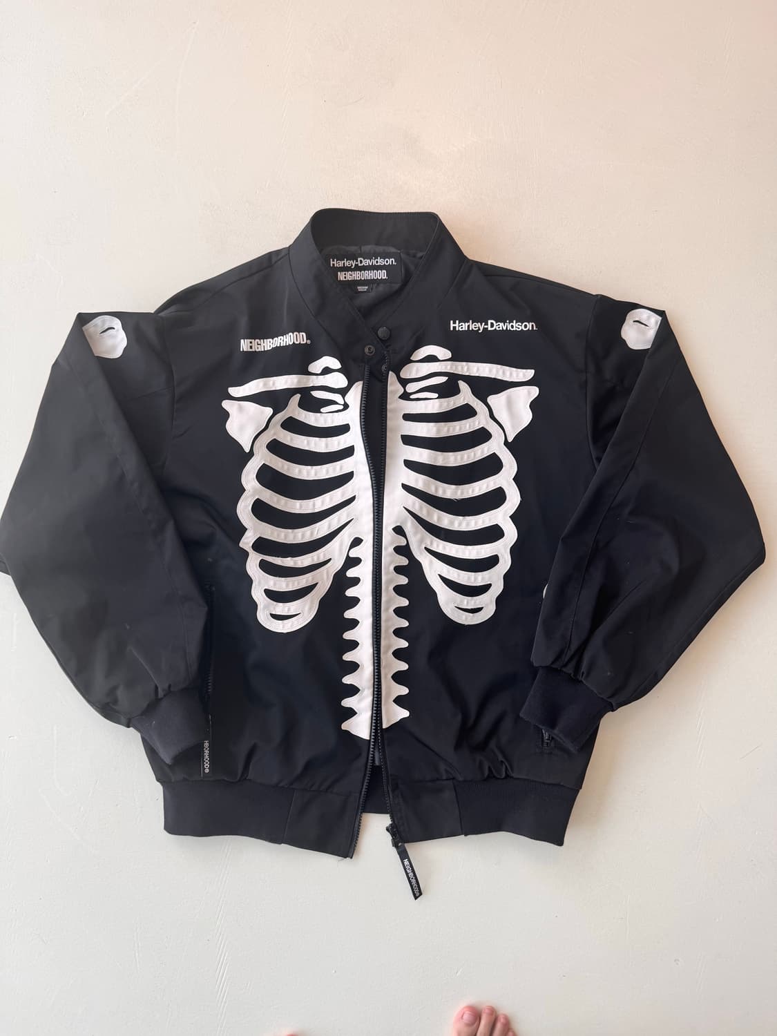 네이버후드 할리데이비슨 콜라보 점퍼 M사이즈 상품이미지1