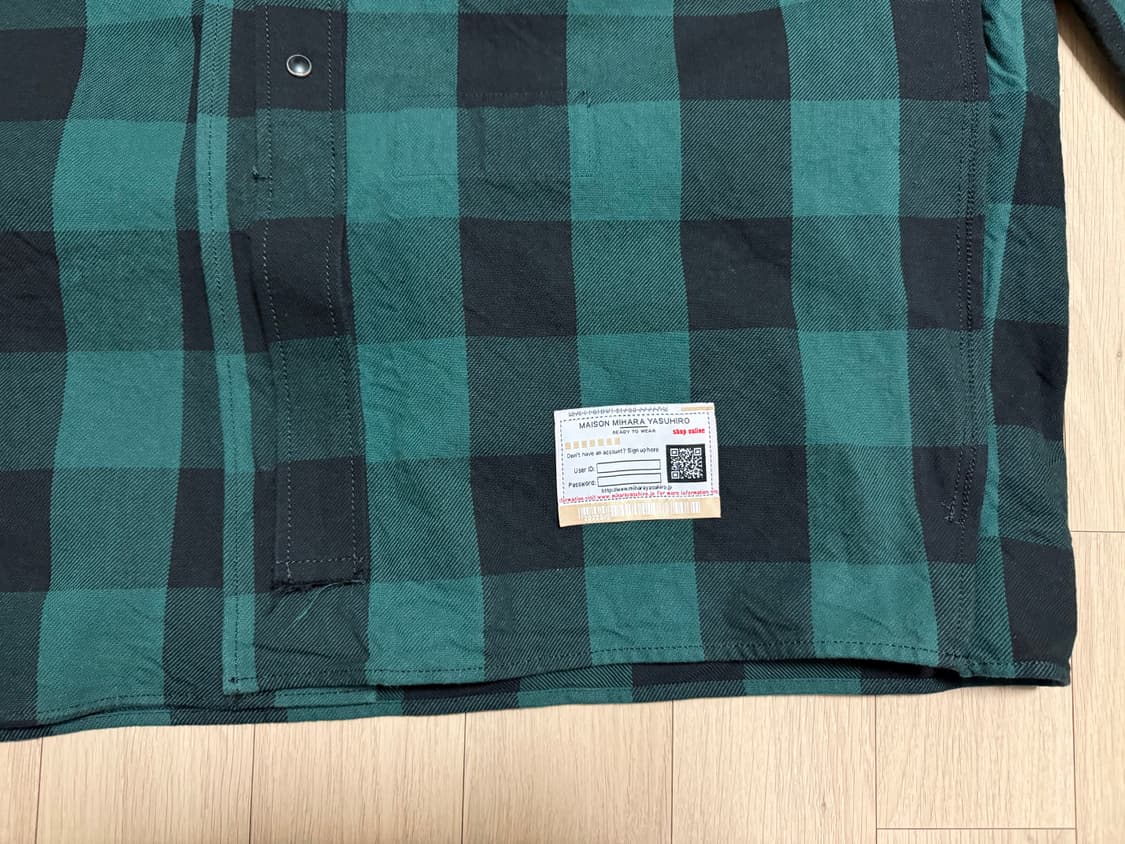 미하라 야스히로(Mihara Yasuhiro) 체크 자켓/셔츠 44 상품이미지3