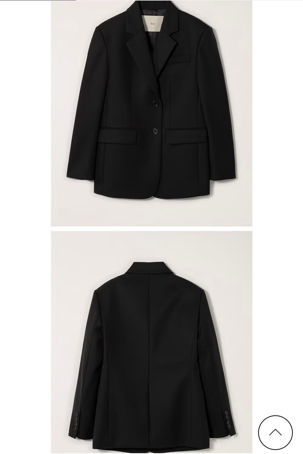 25FW 던스트 ESSENTIAL 2 BUTTON WOOL BLAZER  상품이미지2