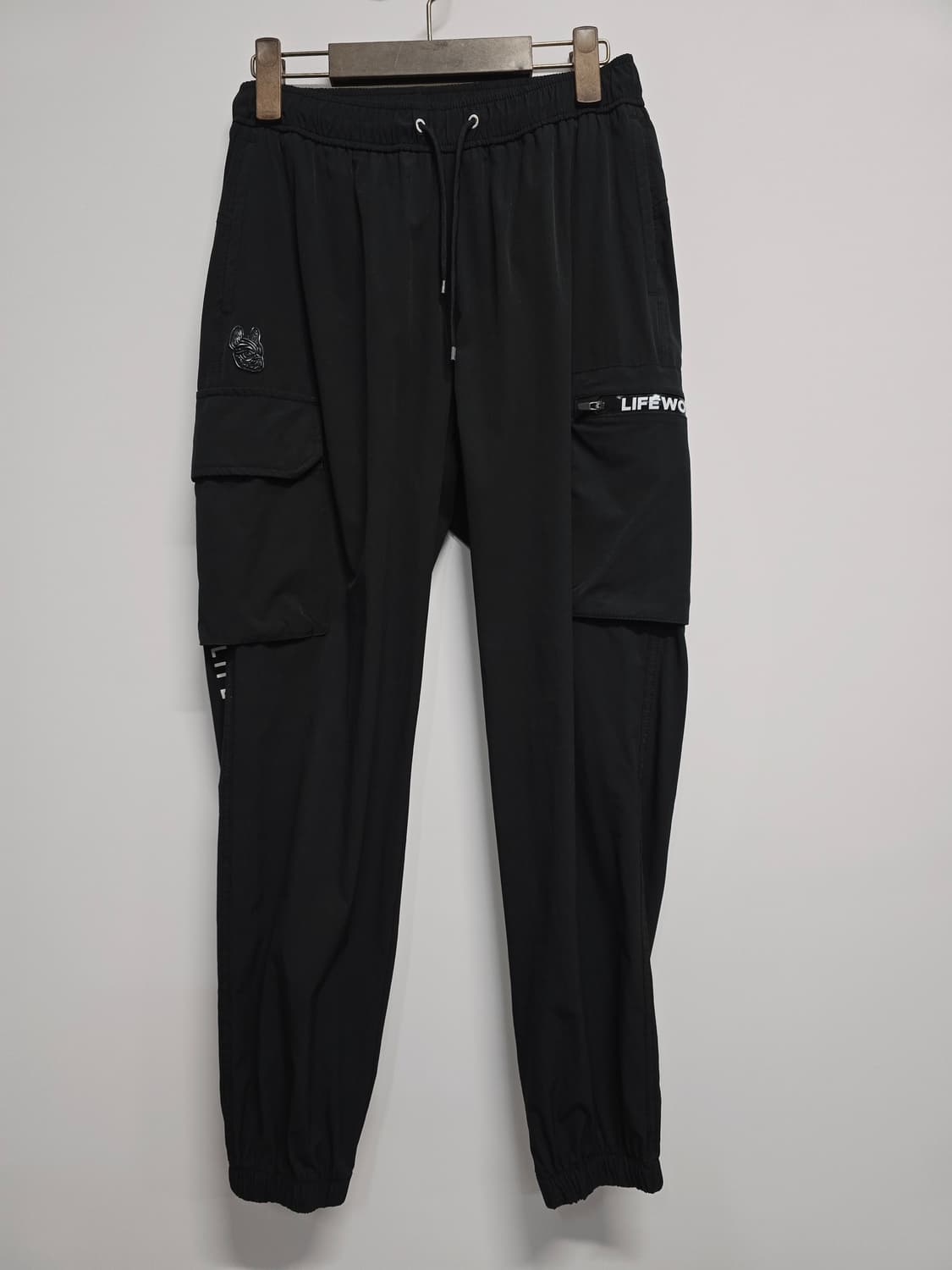 LIFEWORK 블랙 카고 조거 팬츠 상품이미지1