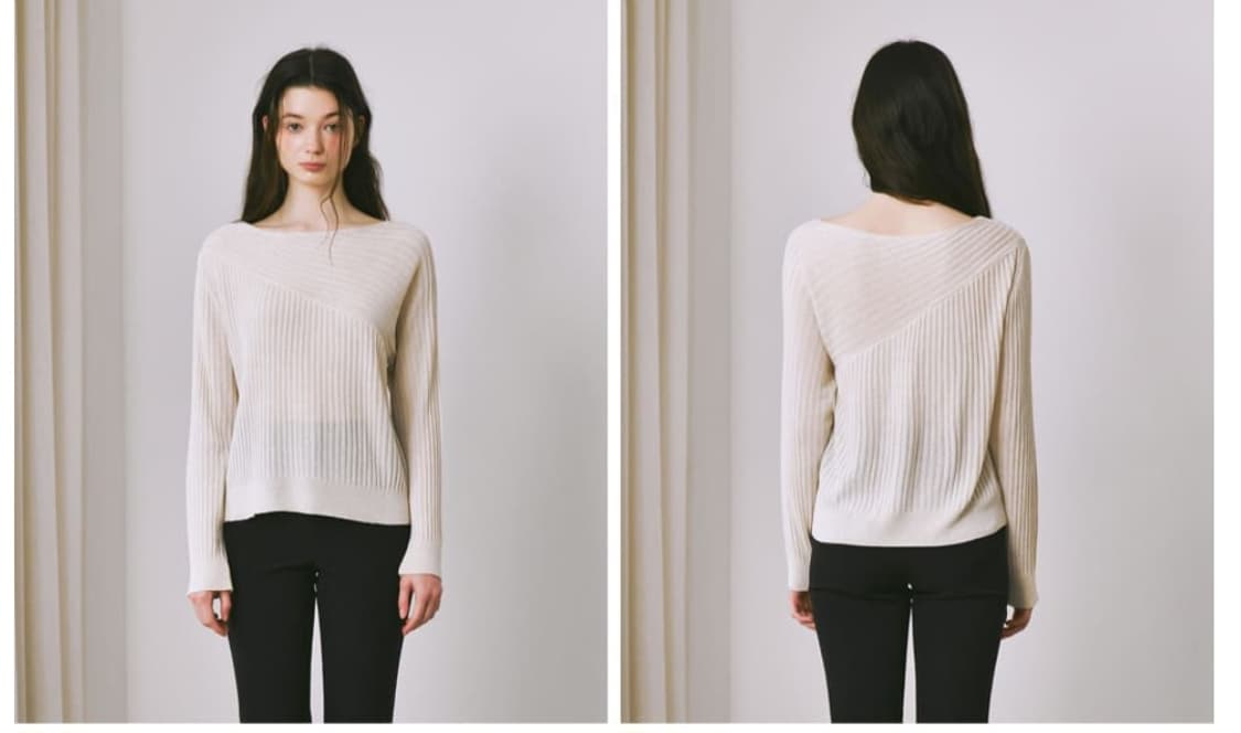 [새상품] 론론 여름니트 linen summer pullover knit 상품이미지10