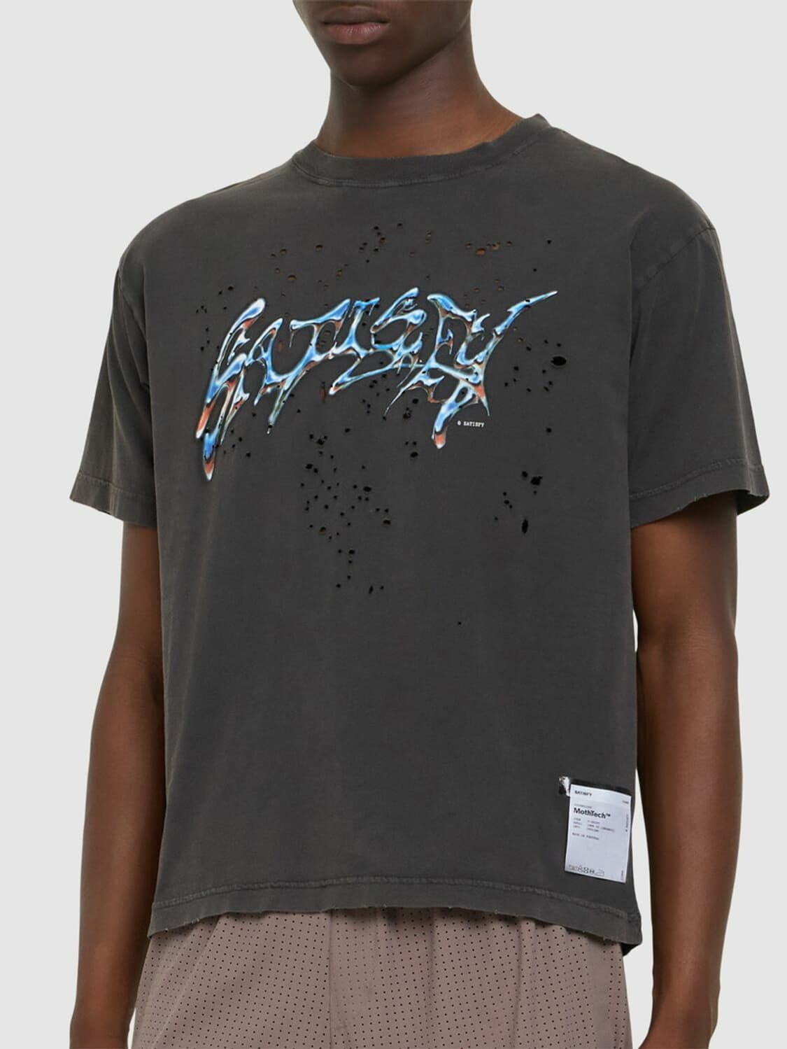 Satisfy Mothtech T-Shirt Aged Black 상품이미지1