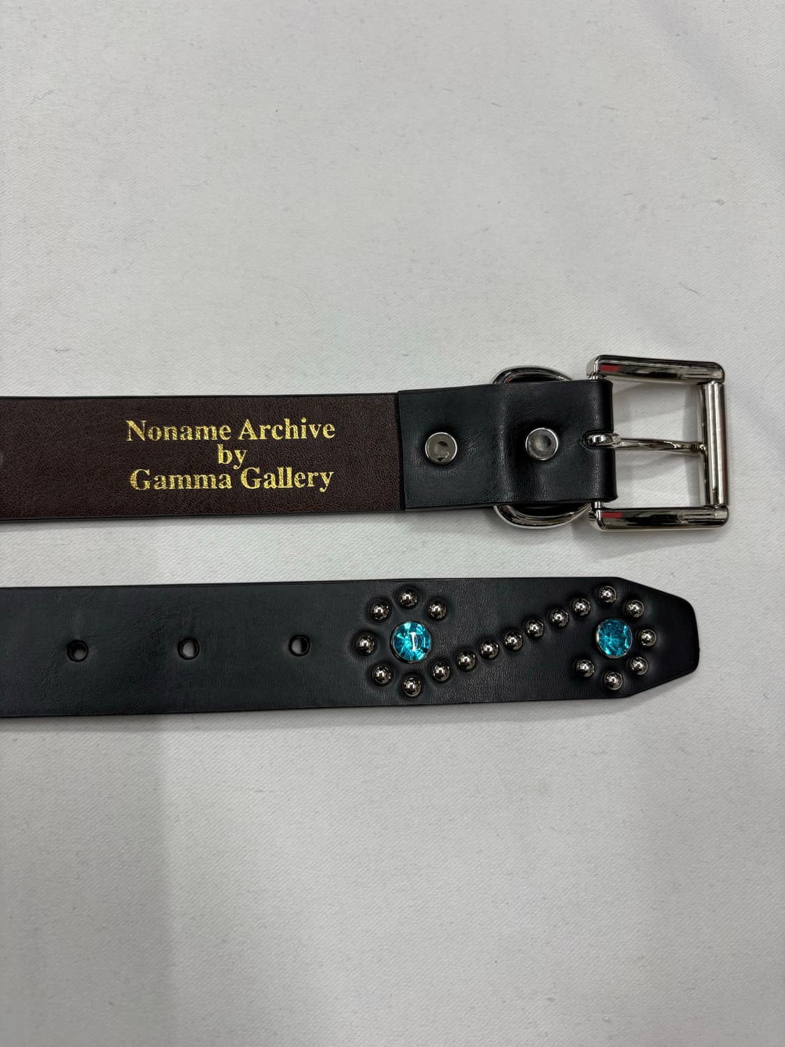 감마갤러리 웨스턴 블루비즈 스터드 벨트 상품이미지4