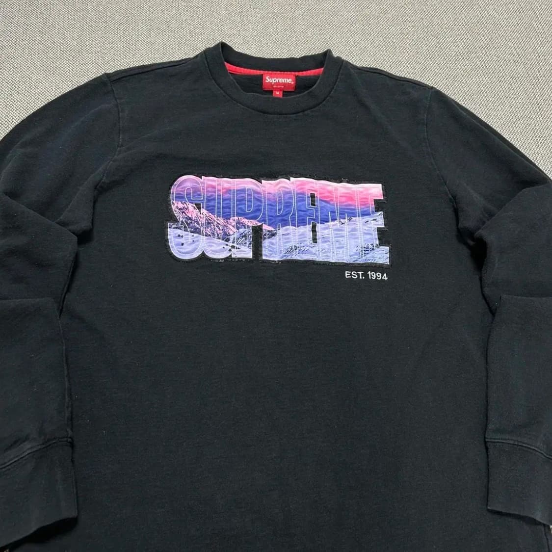 슈프림 15AW 블랙 롱슬리브(M) 상품이미지5