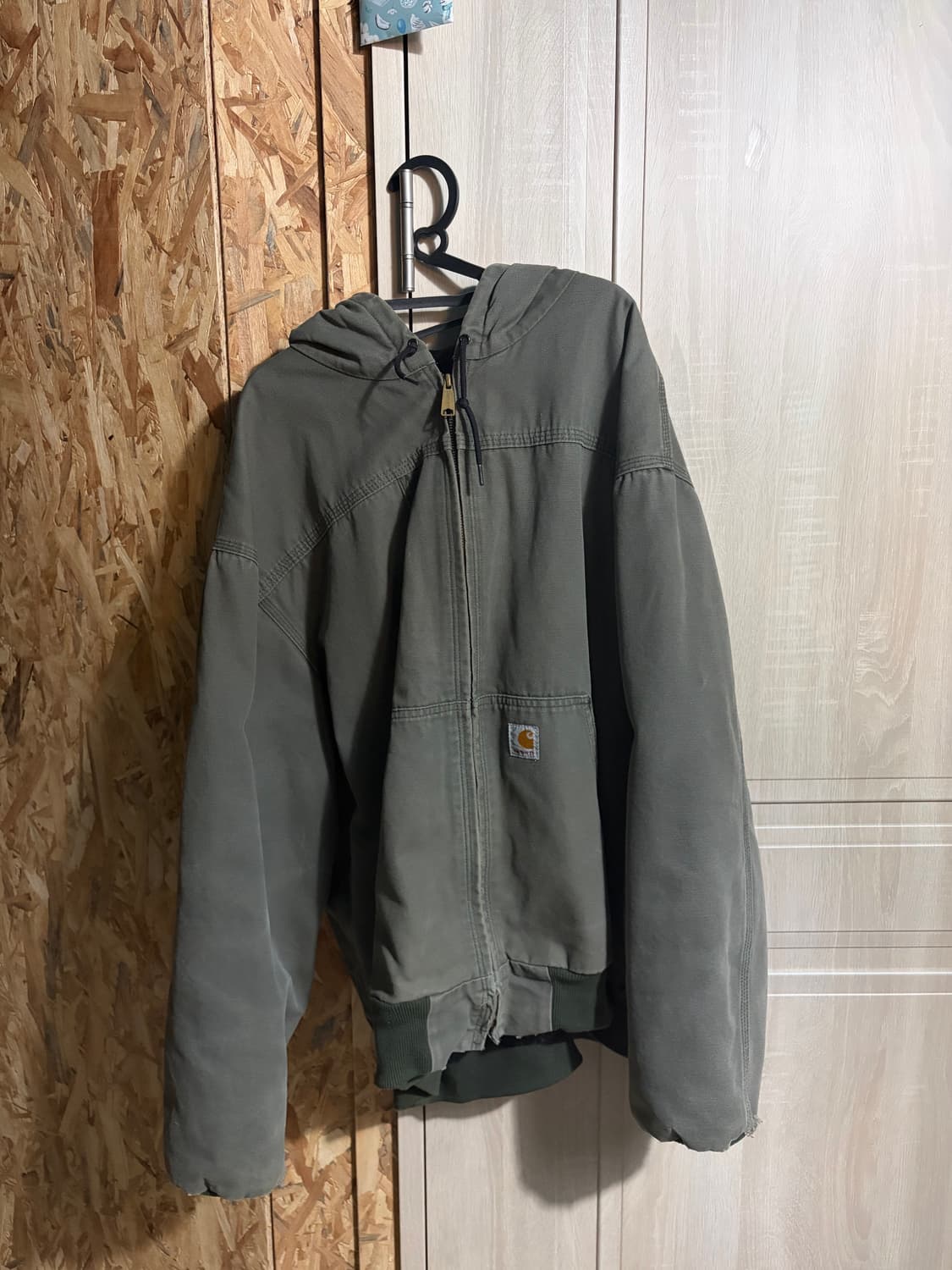 칼하트 카키 워크자켓 XL 상품이미지1