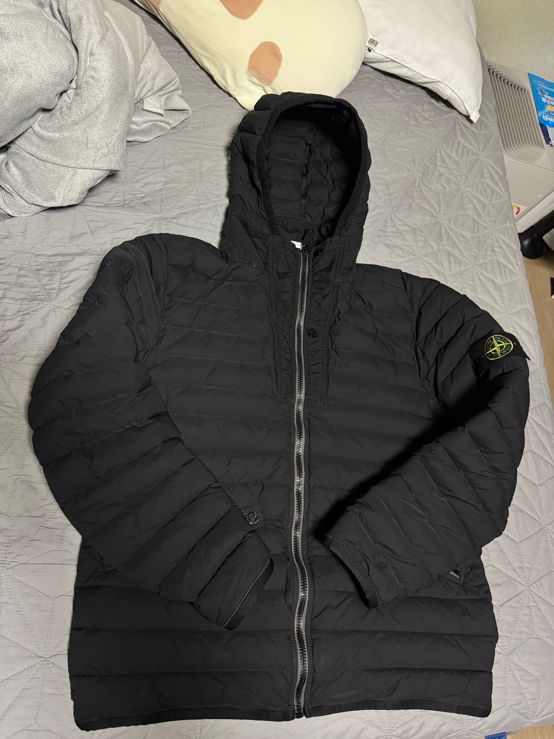 [XL] 스톤아일랜드 룸우븐 경량패딩 후드 자켓 집업 봄버 롱패딩 상품이미지1