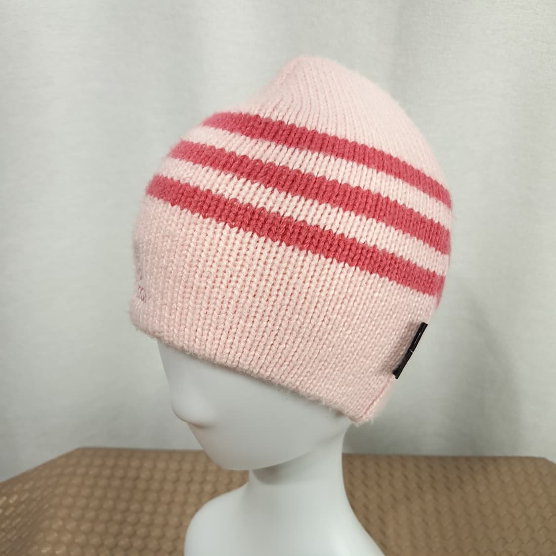 Adidas Pink Stripe Knit Beanie P1994 상품이미지2