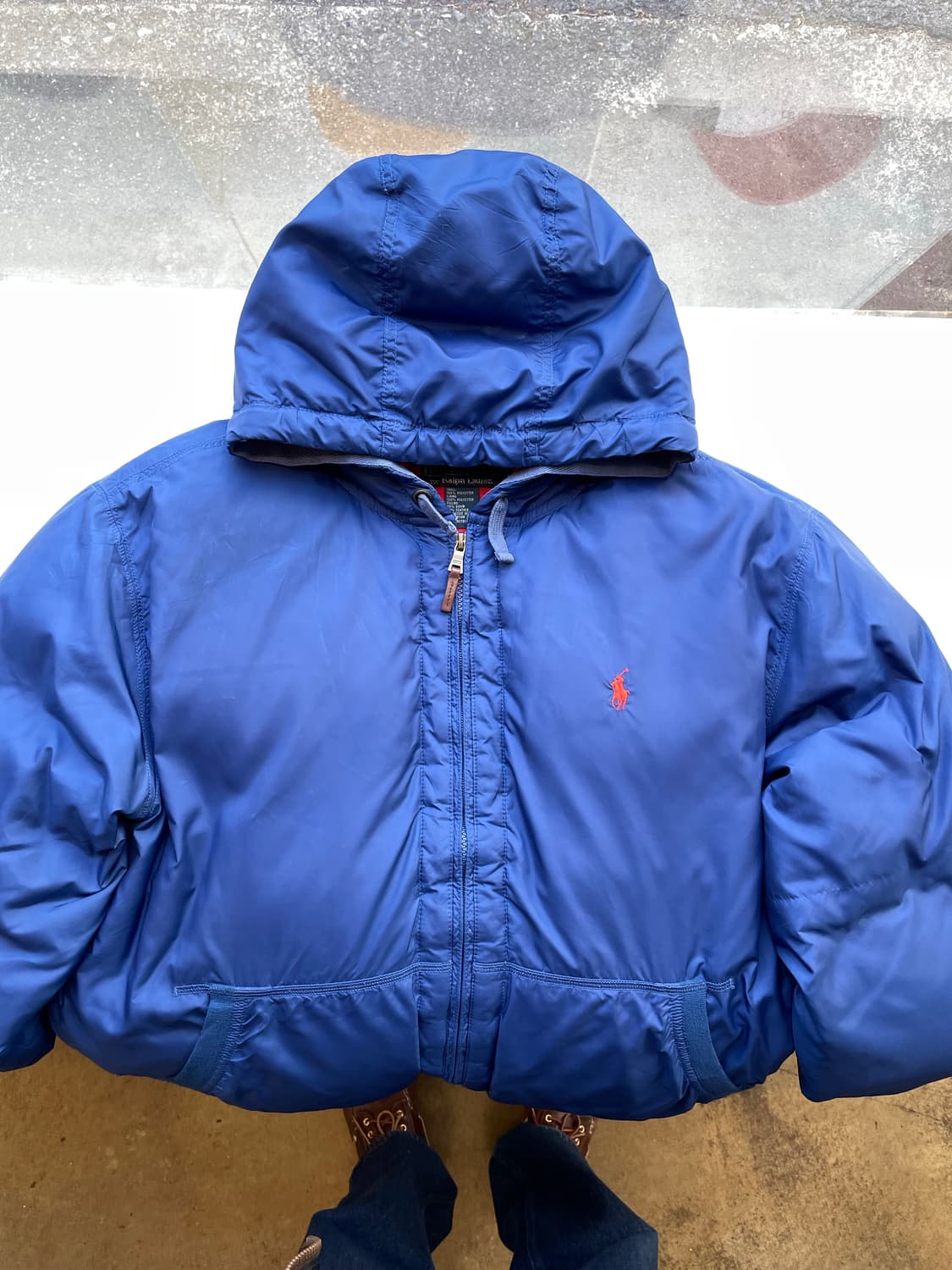 Polo Ralph Lauren down puffer jacket XL 상품이미지5