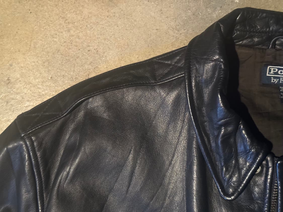 빈티지 폴로 A-2 카우하이드 자켓 상품이미지6