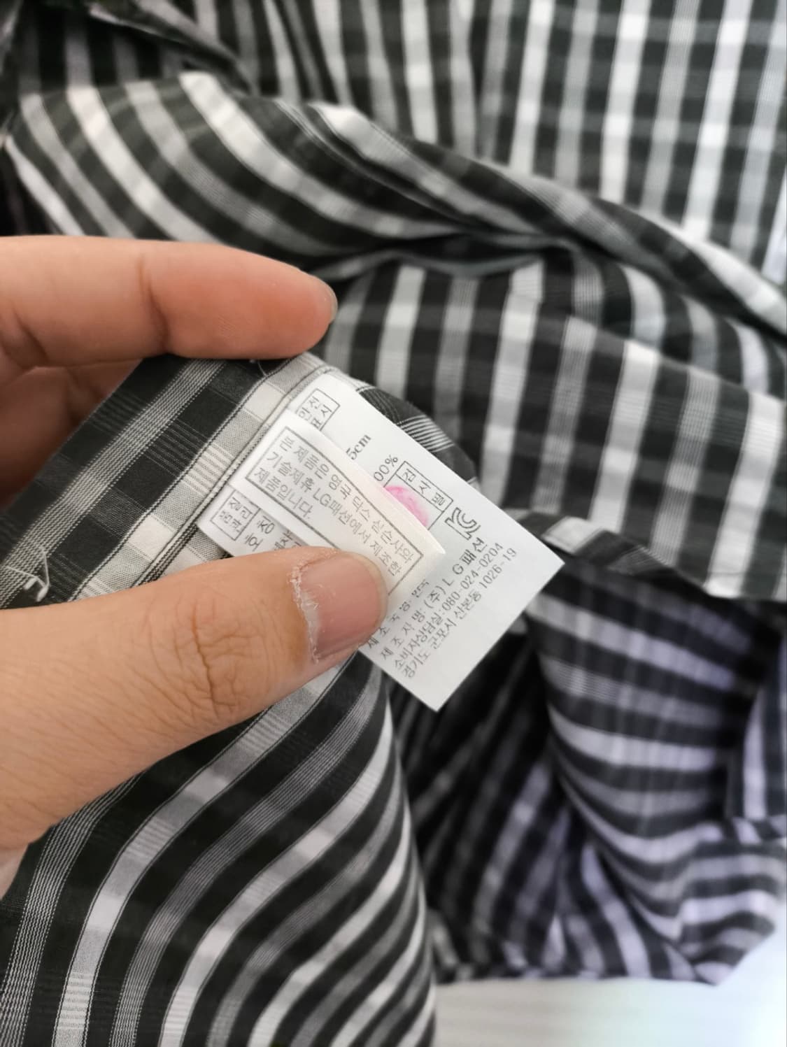 95 닥스 체크셔츠 남방 상품이미지8