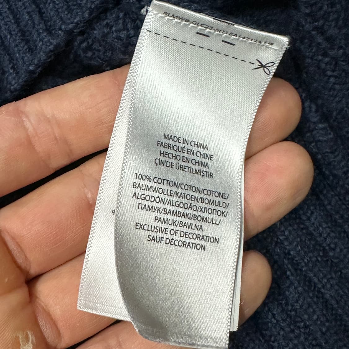 폴로랄프로렌 케이블 니트 L 상품이미지3