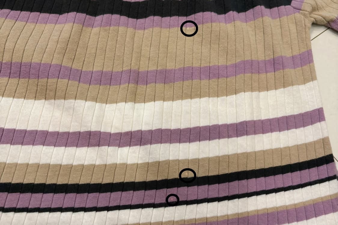 stripe rib knit top 상품이미지8