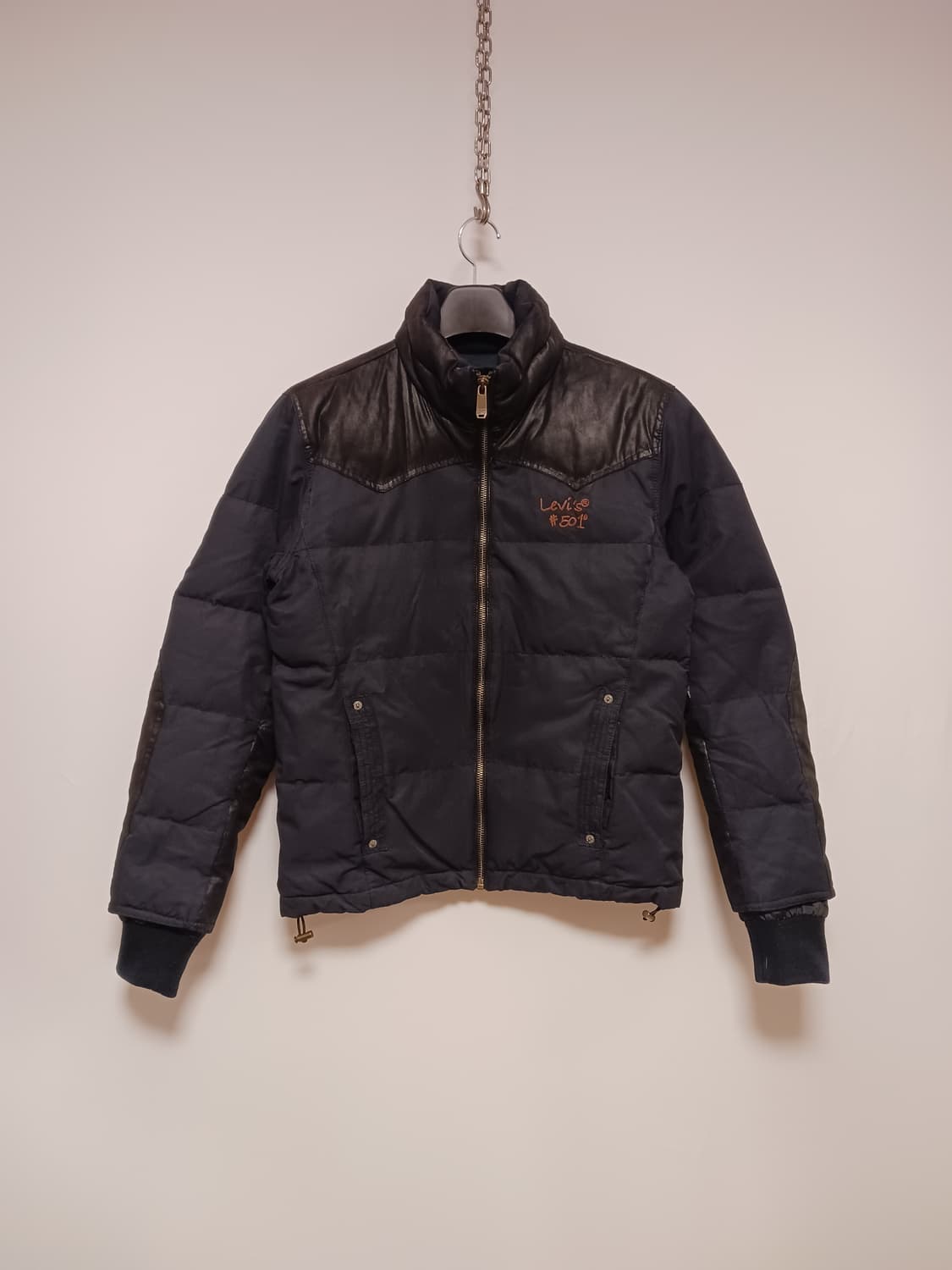 리바이스 가죽패치 덕다운 상품이미지1