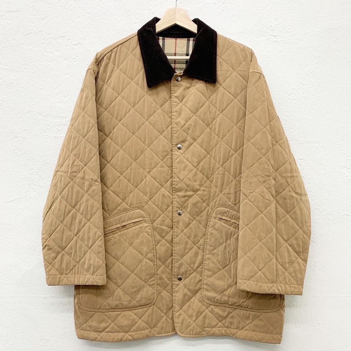 버버리 베이지 코듀로이 퀄팅 자켓 상품이미지4