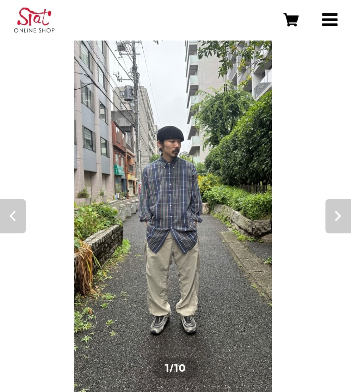 90s 폴로 랄프로렌 시어서커 체크 셔츠 상품이미지8