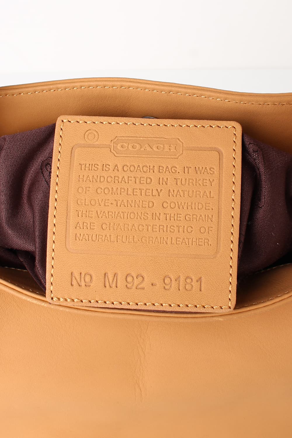 COACH Glove Tanned Leather Bag 상품이미지8