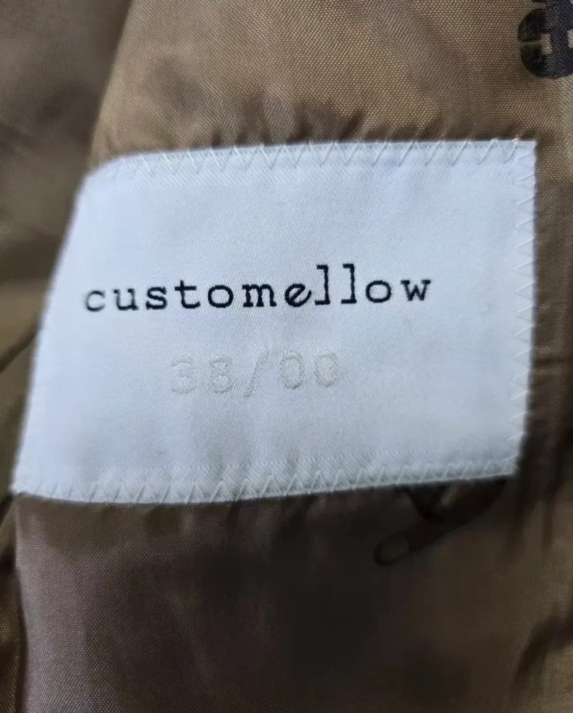 (100) 커스텀멜로우 헤링본 울 체크 자켓 브라운 상품이미지7