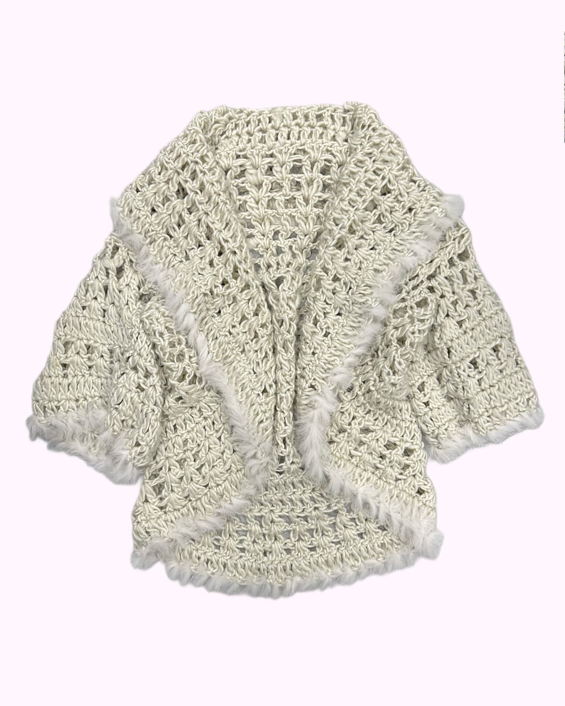fur treaming net cardigan 상품이미지1