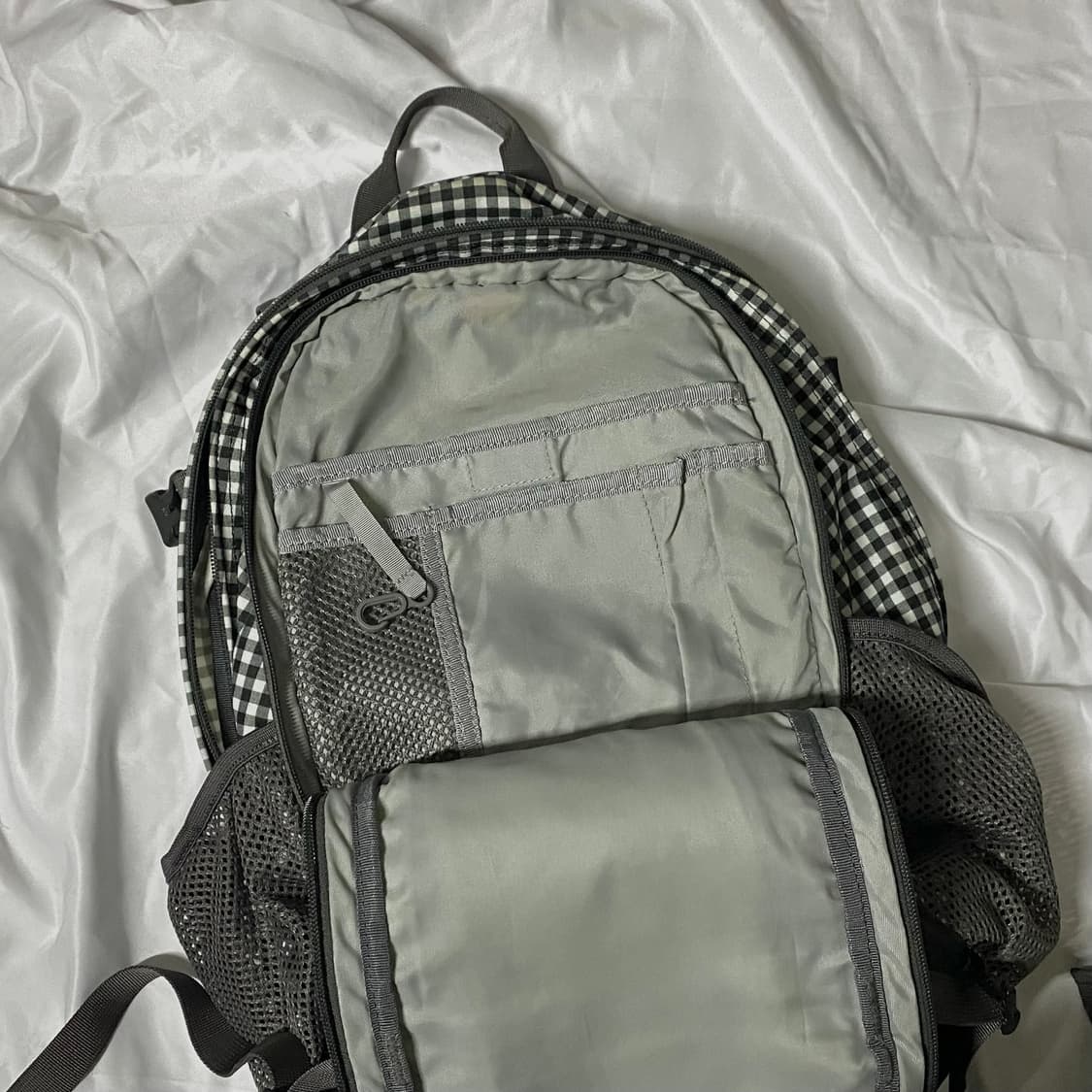 노스페이스 깅엄체크 싱글샷 백팩 상품이미지7