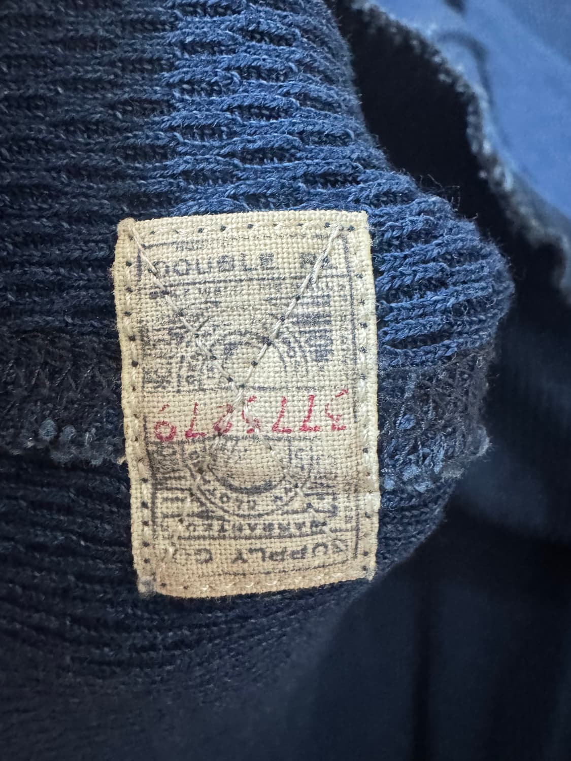 L 더블알엘 인디고 자카드 와플 니트 크루넥 / 헨리넥 상품이미지5