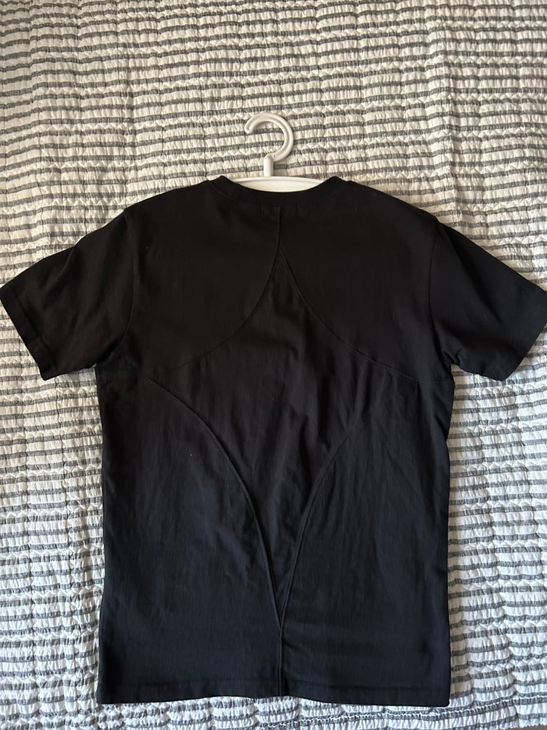 떠그클럽 티셔츠 슬림 블랙 (2사이즈) 상품이미지3