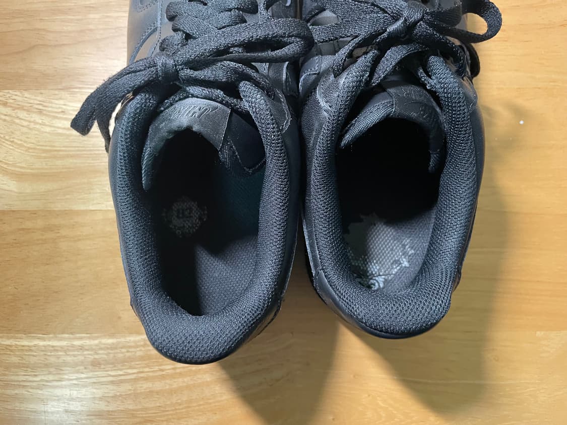 [270] 나이키 에어포스 올블랙 상품이미지8