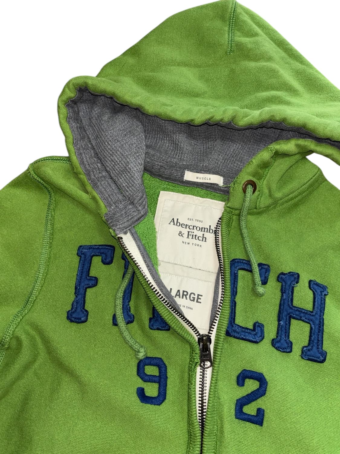 아베크롬비 아보카도 색상 후드집업 상품이미지5
